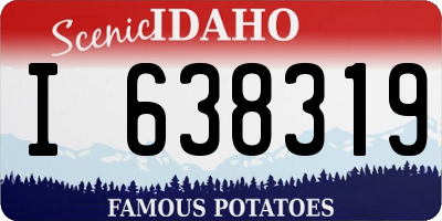 ID license plate I638319