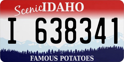 ID license plate I638341