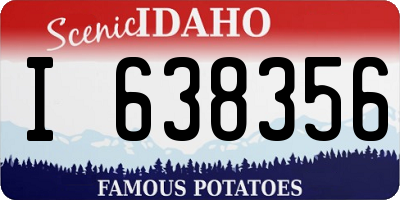 ID license plate I638356