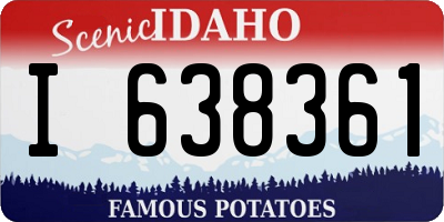 ID license plate I638361