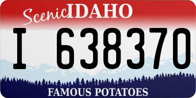 ID license plate I638370