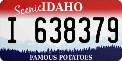 ID license plate I638379