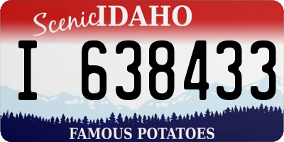 ID license plate I638433