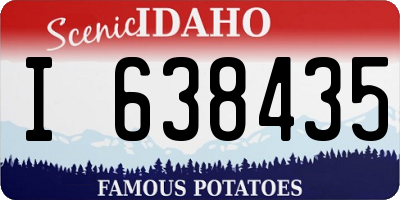 ID license plate I638435