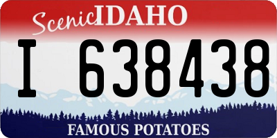 ID license plate I638438