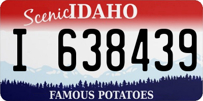 ID license plate I638439