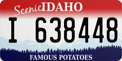 ID license plate I638448