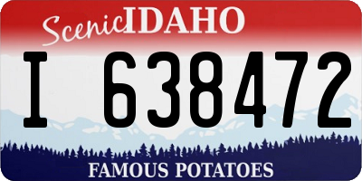 ID license plate I638472
