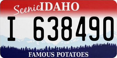 ID license plate I638490