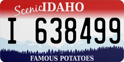 ID license plate I638499