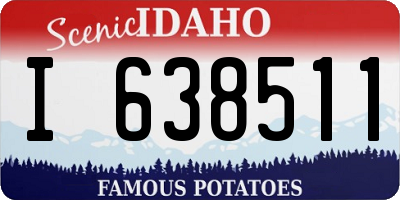 ID license plate I638511