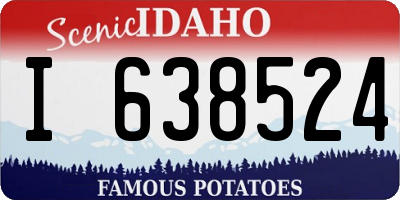 ID license plate I638524