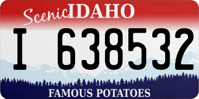 ID license plate I638532