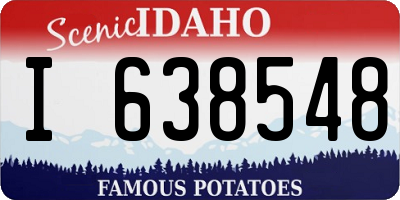 ID license plate I638548