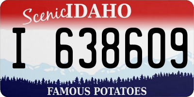ID license plate I638609