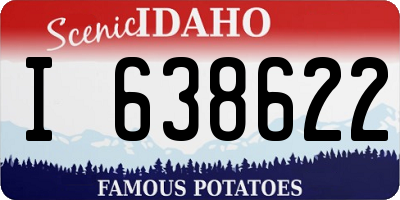 ID license plate I638622