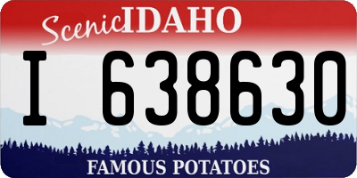 ID license plate I638630