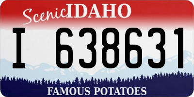 ID license plate I638631