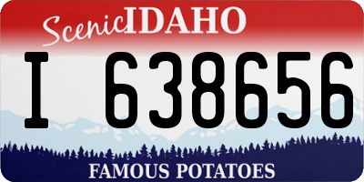 ID license plate I638656