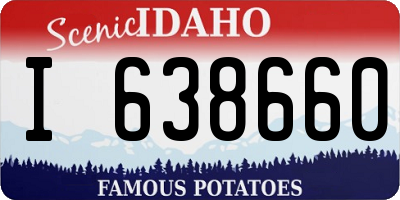 ID license plate I638660