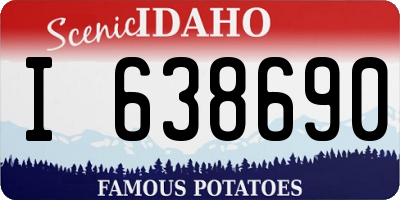 ID license plate I638690