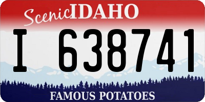 ID license plate I638741