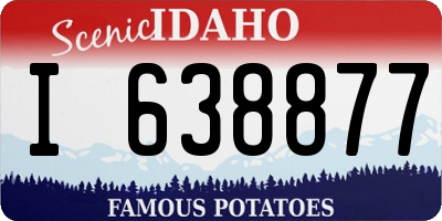 ID license plate I638877