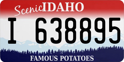 ID license plate I638895