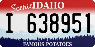 ID license plate I638951