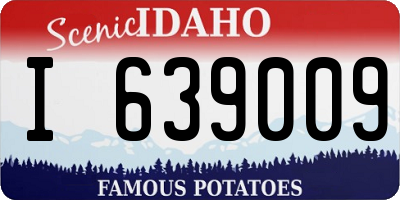 ID license plate I639009