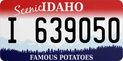 ID license plate I639050