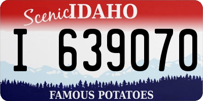 ID license plate I639070