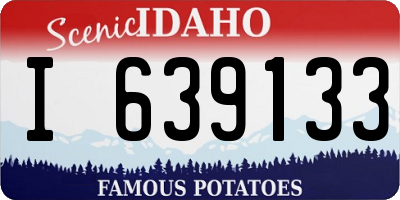 ID license plate I639133