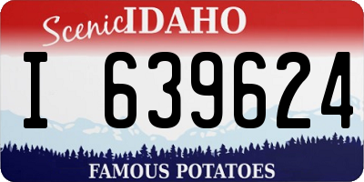 ID license plate I639624