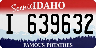 ID license plate I639632