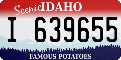 ID license plate I639655