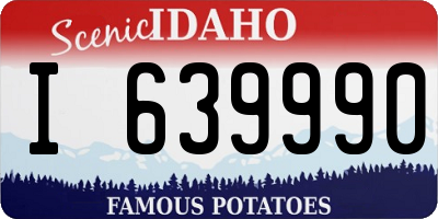 ID license plate I639990
