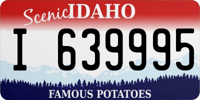 ID license plate I639995