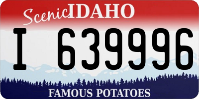 ID license plate I639996