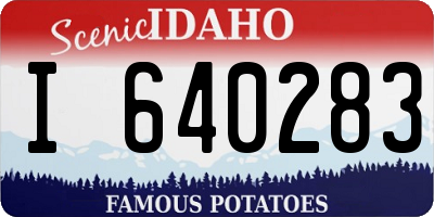 ID license plate I640283