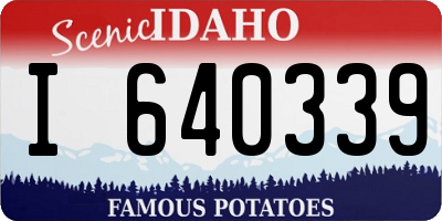 ID license plate I640339