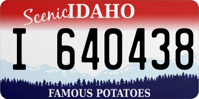 ID license plate I640438