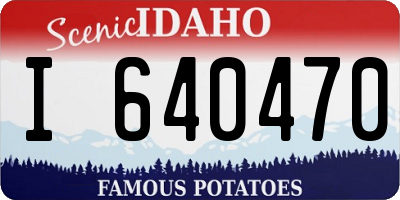 ID license plate I640470