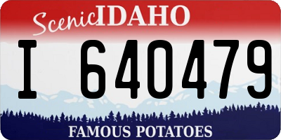 ID license plate I640479
