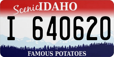 ID license plate I640620
