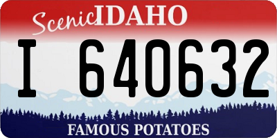 ID license plate I640632