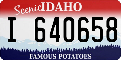 ID license plate I640658