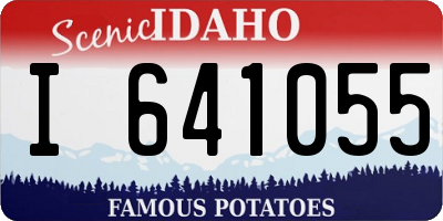 ID license plate I641055