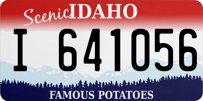 ID license plate I641056