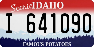 ID license plate I641090
